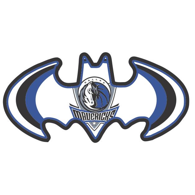 Dallas Mavericks Batman Logo iron on heat transfer